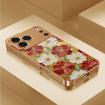 Flowers Pattern Hard Case for iPhone
