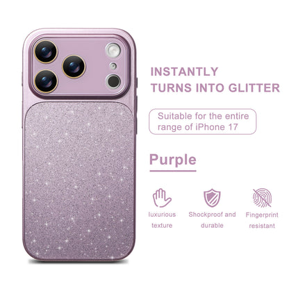 Lens Protection Glitter Matte Case for iPhone