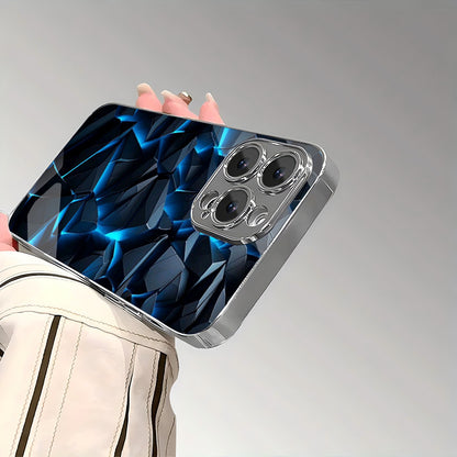 Blue Light Flow Hard Case for iPhone