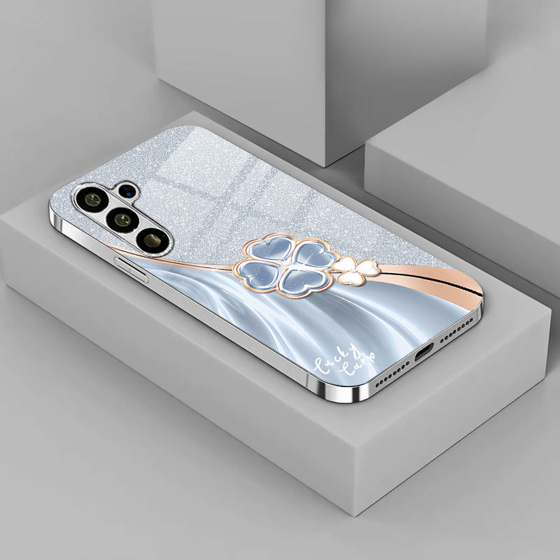 Four-leaf Clover Pattern Hard Case for Samsung