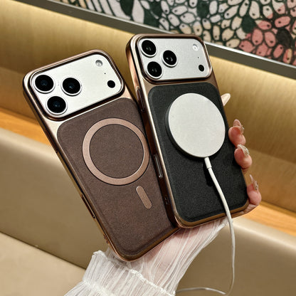 Leather Texture Matte Case for iPhone