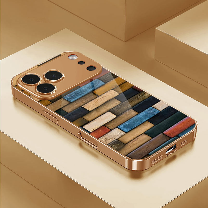 Colored Blocks Pattern Case for iPhone
