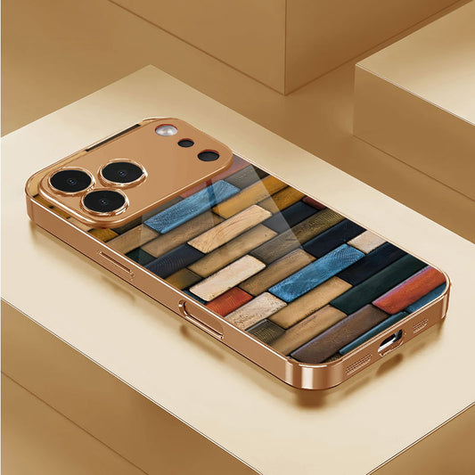 Colored Blocks Pattern Case for iPhone