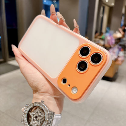 Large Window Matt Translucent Case for iPhone