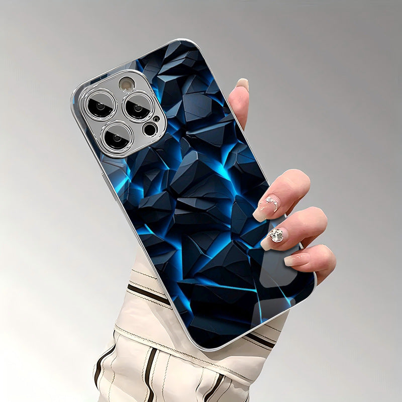 Blue Light Flow Hard Case for iPhone