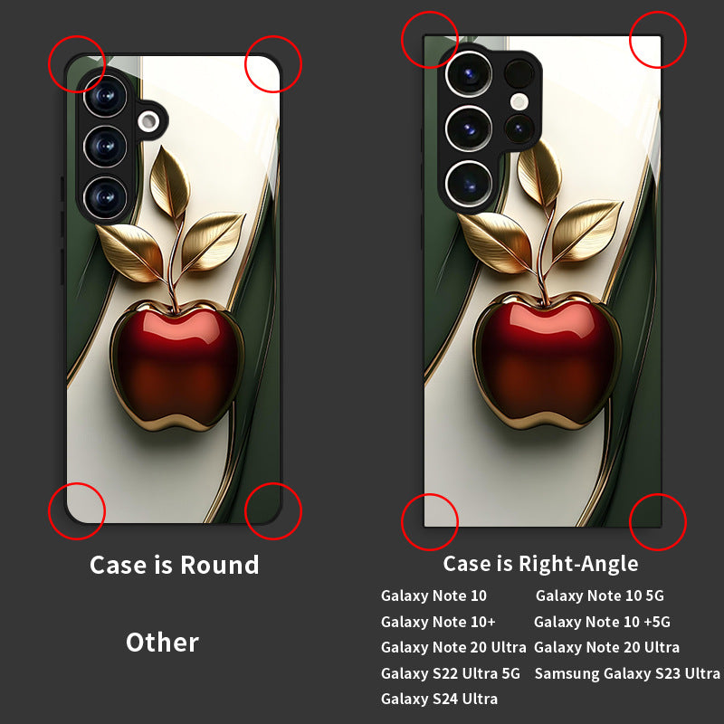 Three-Leaf Apple Hard Case for Samsung