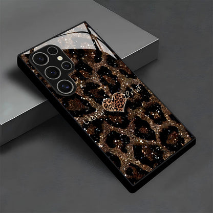 Love Leopard-print Pattern Hard Case for Samsung