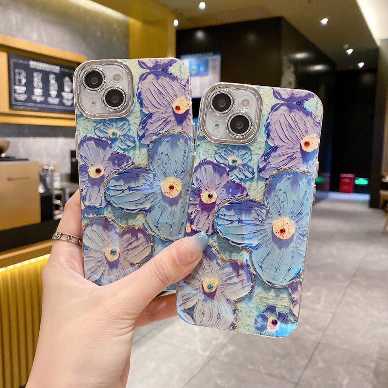 Oil Painting Style Shockproof Case for iPhone