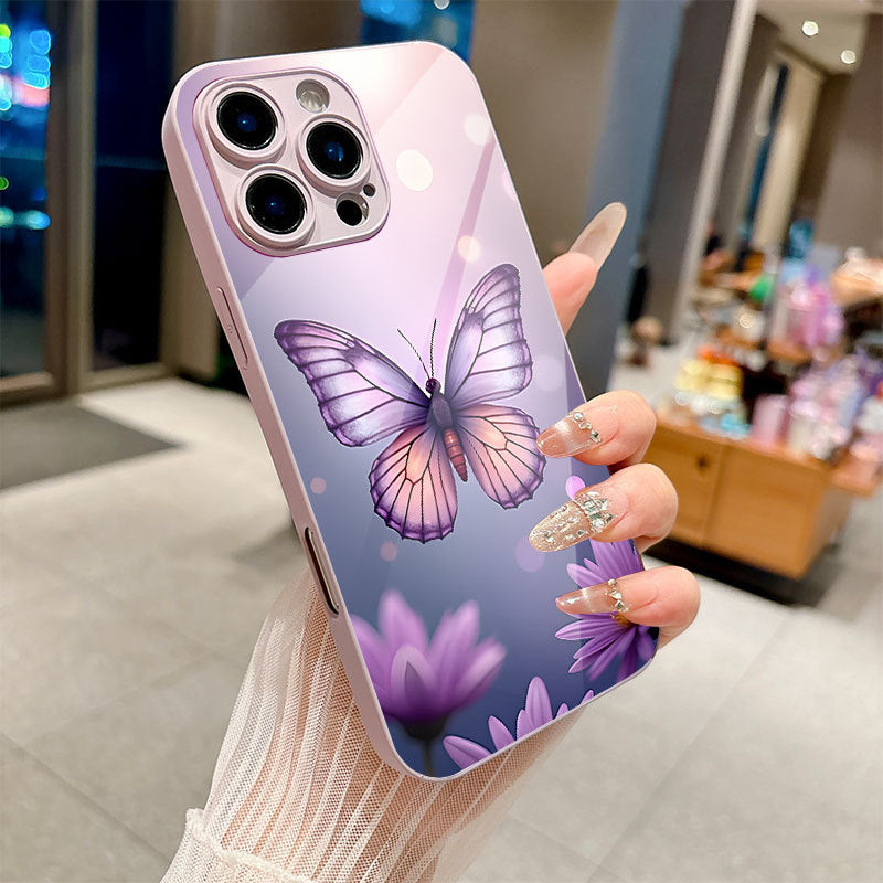 Starlight Butterfly Pattern Hard Case for iPhone