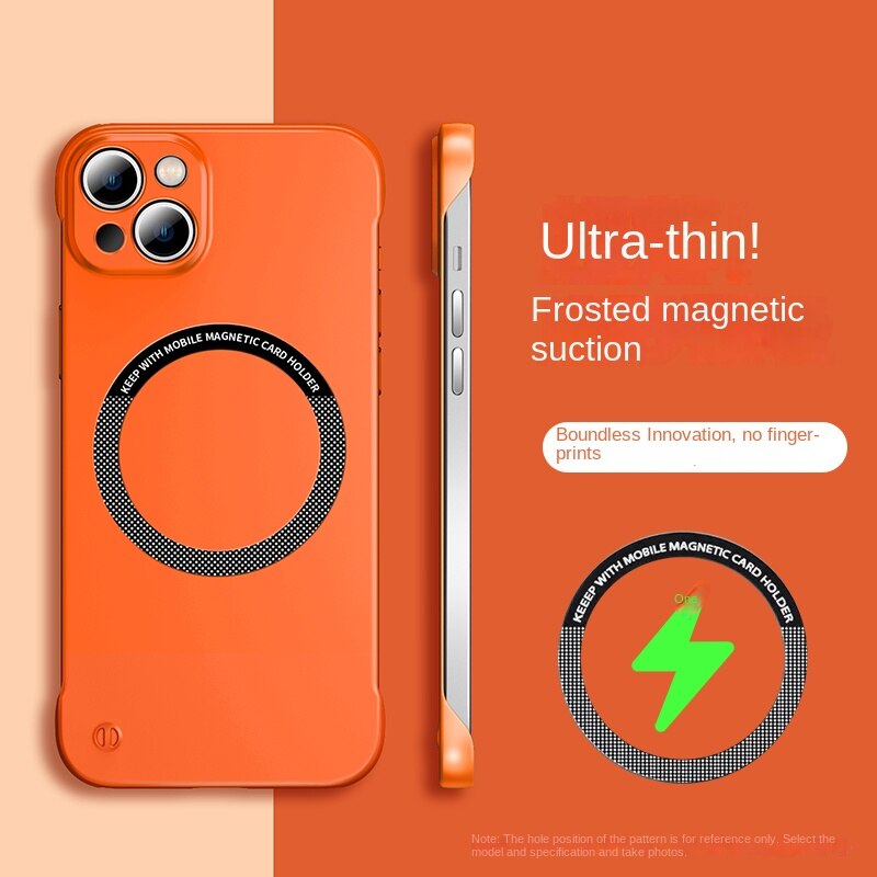 Magnetic Frameless Hard Case For iPhone