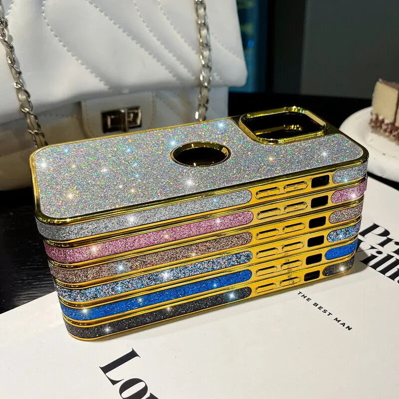 Bling Glitter Soft Case For iPhone