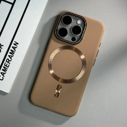 Lens Protection Matte Magnetic Case for iPhone