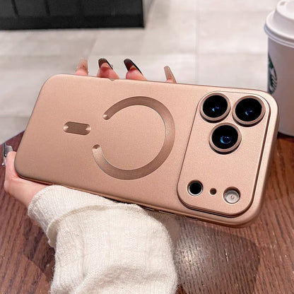 Metallic Paint Soft Case For iPhone