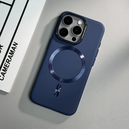Lens Protection Matte Magnetic Case for iPhone