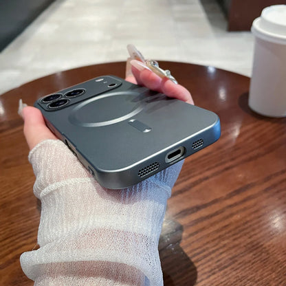 Metallic Paint Soft Case For iPhone