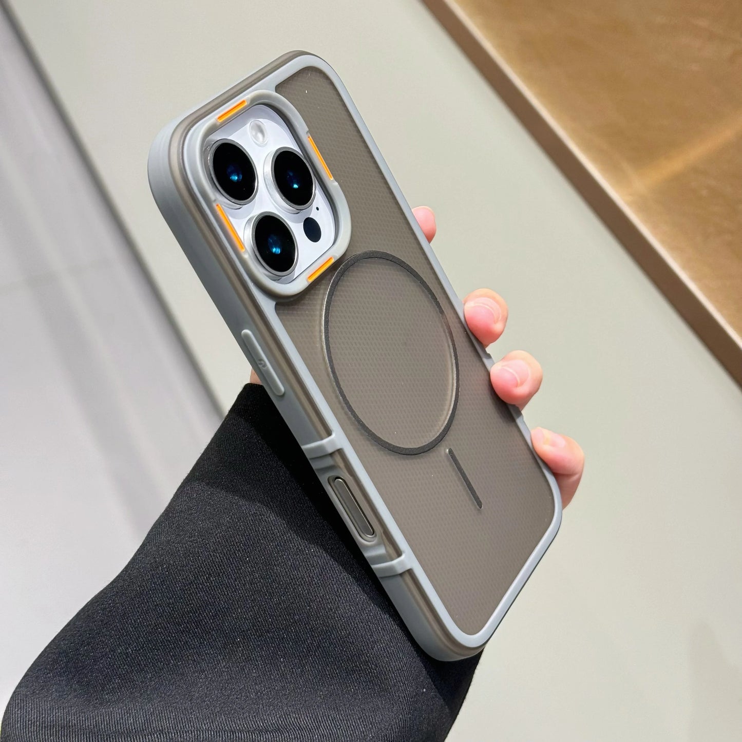 Matte Shockproof Translucent Case For iPhone