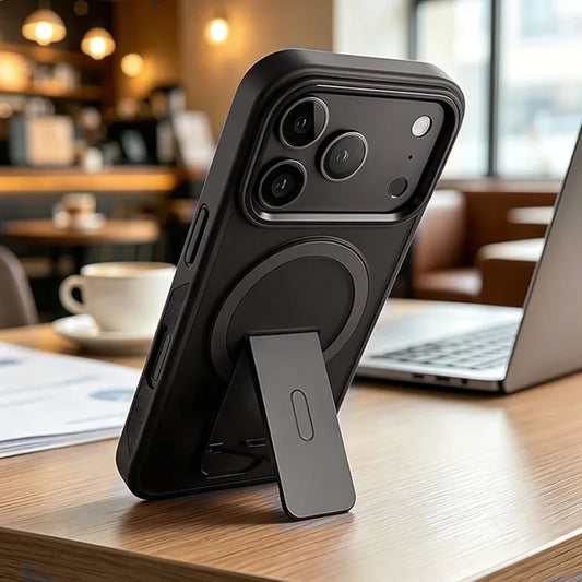 Invisible Stand Matte Case for iPhone