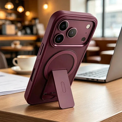 Invisible Stand Matte Case for iPhone