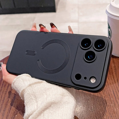 Metallic Paint Soft Case For iPhone
