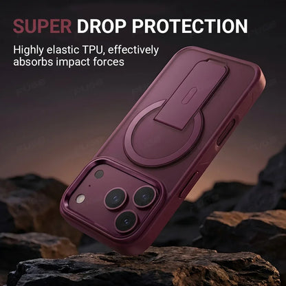 Invisible Stand Matte Case for iPhone