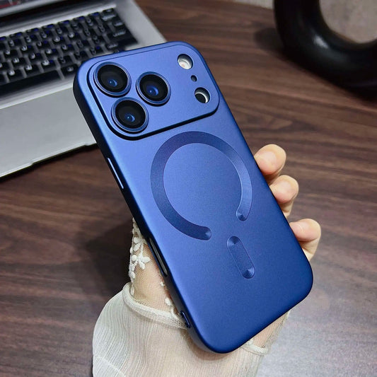 Metallic Paint Soft Case For iPhone
