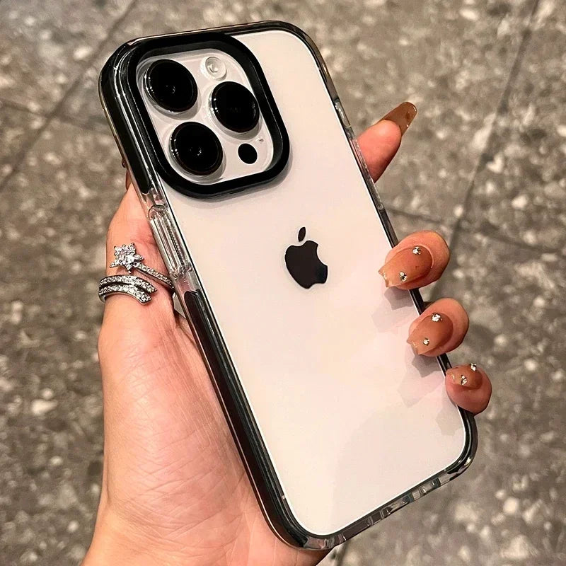 Transparent Shockproof Soft Case for iPhone