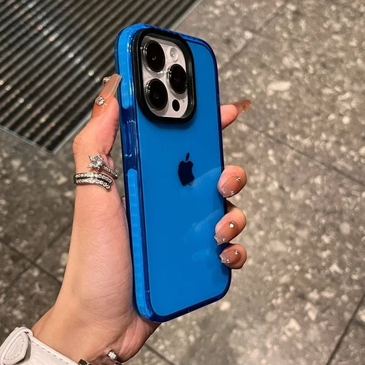 Transparent Shockproof Soft Case for iPhone