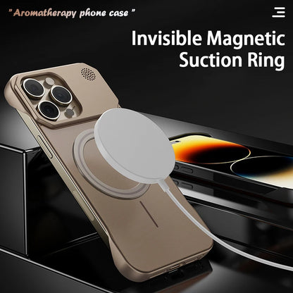 Matte Frameless Aromatherapy Case For iPhone