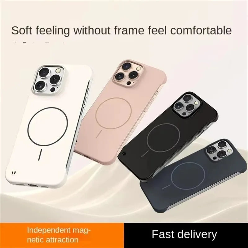 Hard PC Matte Frameless Case for iPhone