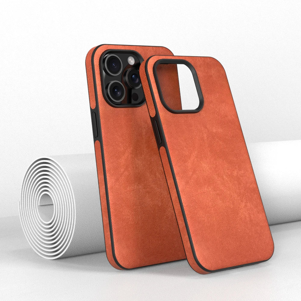 Soft Fabric Shockproof Matte Case For iPhone