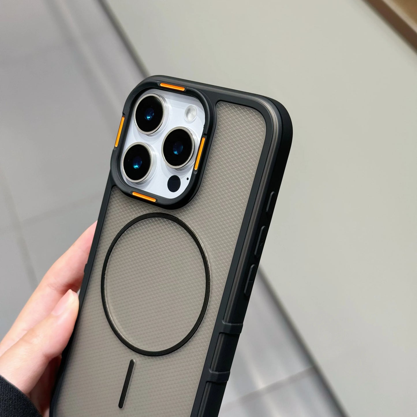 Matte Shockproof Translucent Case For iPhone