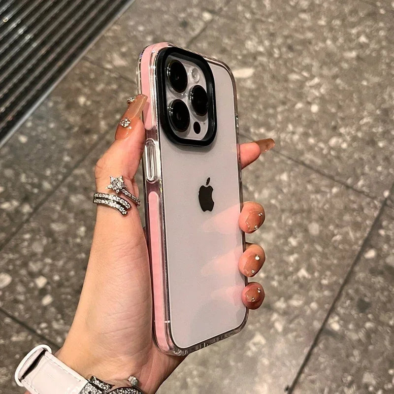 Transparent Shockproof Soft Case for iPhone