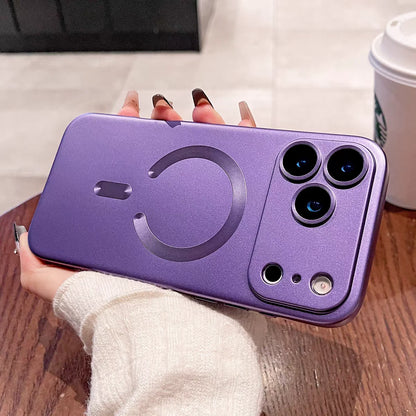 Metallic Paint Soft Case For iPhone
