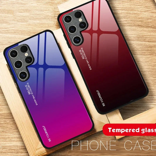 Gradient Tempered Glass Cover For Samsung