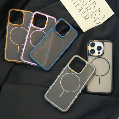 Matte Shockproof Translucent Case For iPhone