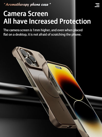 Matte Frameless Aromatherapy Case For iPhone