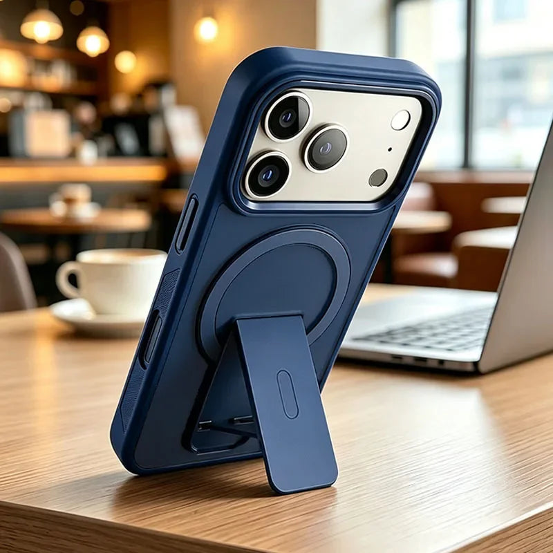 Invisible Stand Matte Case for iPhone