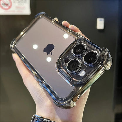 Shockproof Clear Acrylic Case For iPhone