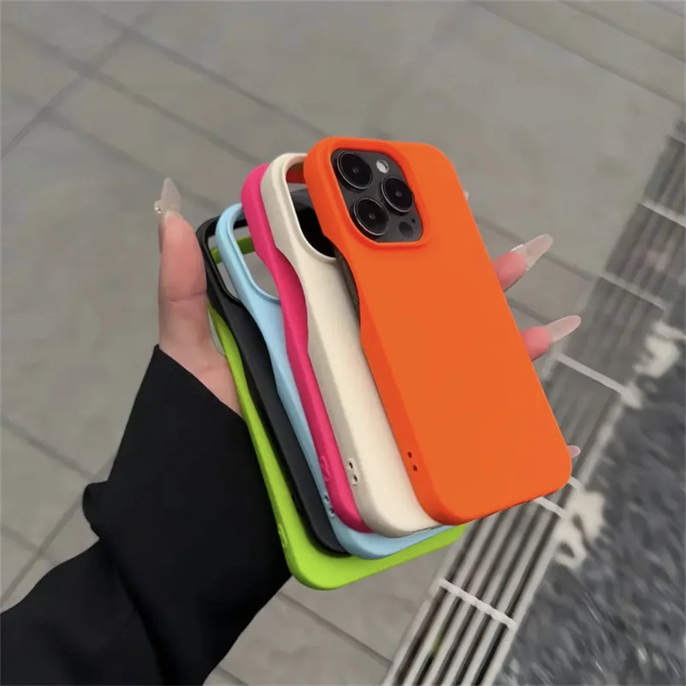 Ultra Thin Silicone Matte TPU Case for iPhone