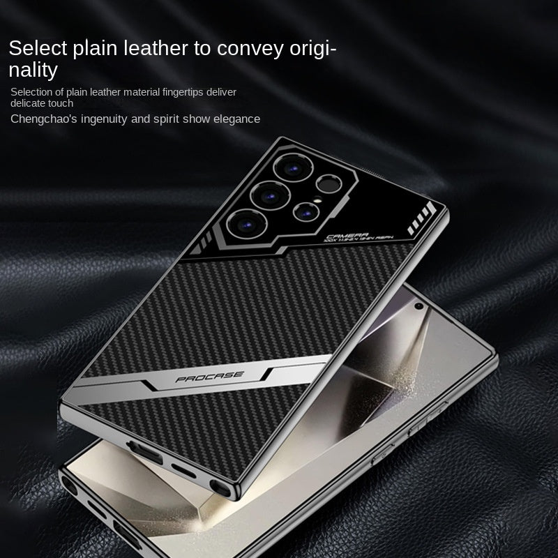 Electroplated Leather Case For Samsung Galaxy