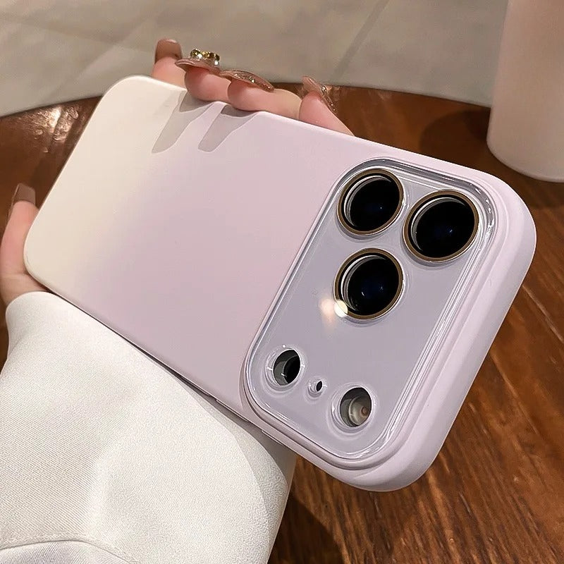 Large Window Gradient Soft Case for iPhone
