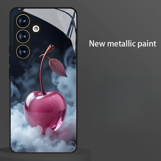 Smoke Cherry Pattern Hard Case for Samsung
