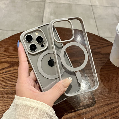Transparent Frosted Acrylic Case for iPhone