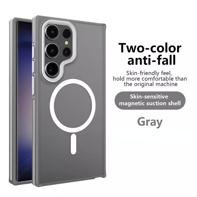 Frame Colorful Matte Translucent Case For Samsung