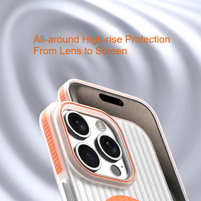 Non-Slip Matte Corrugated Hard Case For iPhone