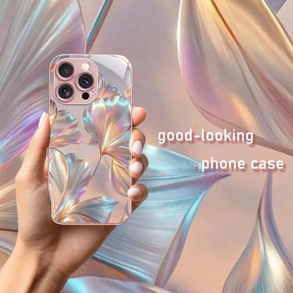 Sparkly Flower Hard Case for iPhone