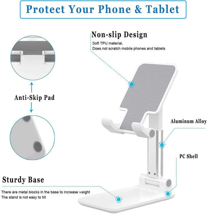 Foldable Extend Support Desk Phone Holder