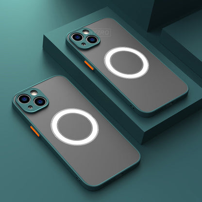 Transparent Matte Hard Case For iPhone