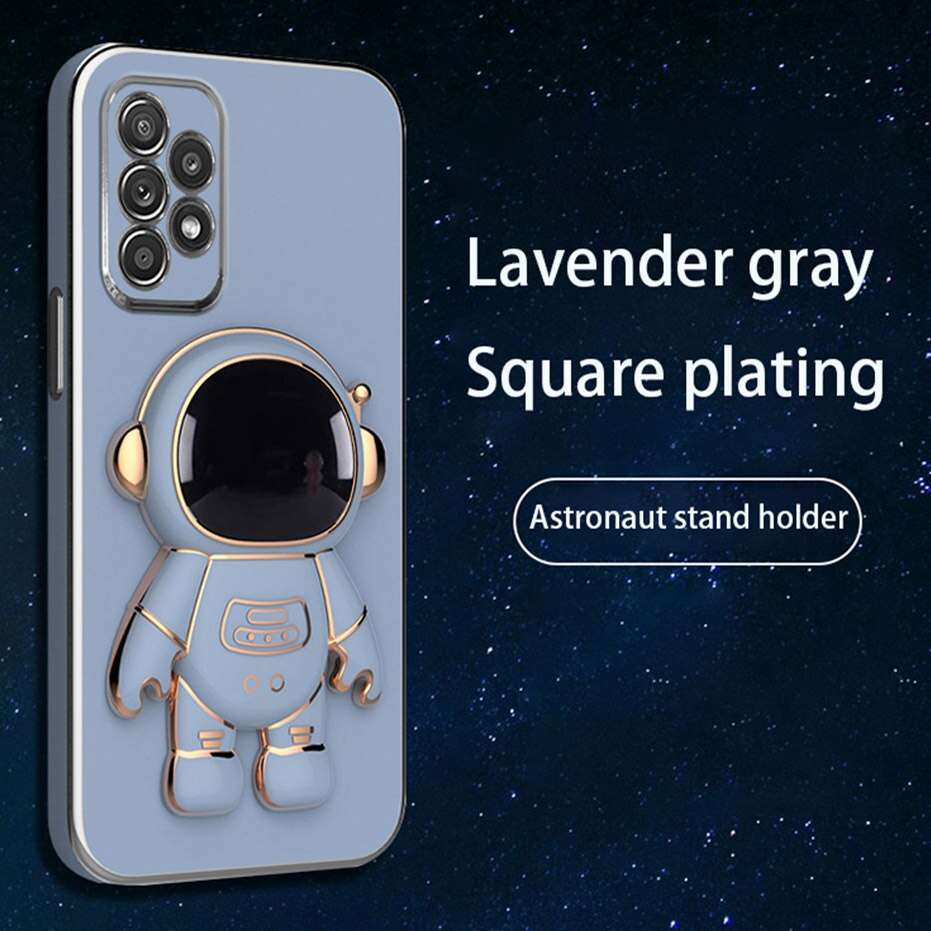 Folding Cartoon Astronaut Stand Case For Samsung Galaxy