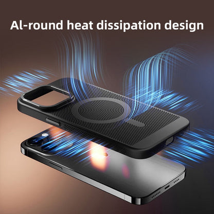 Breathable Mesh Magnetic Hard Case For iPhone